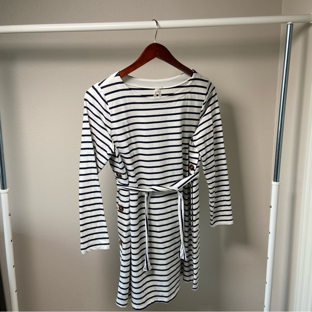 Seraphine Maternity Striped Cotton Tunic